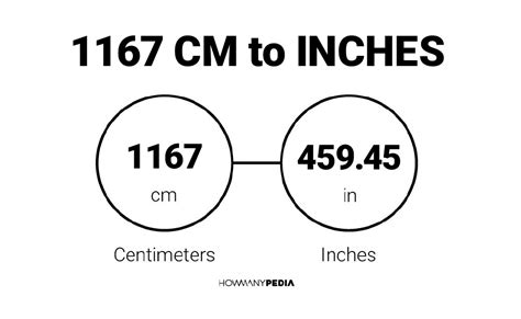 3937 to get the value of inches. . 1167 cm to inches